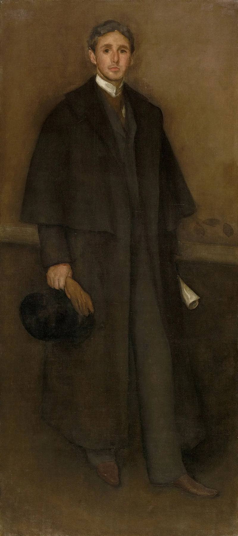Farvearrangement stol og brun: Portræt af Arthur J. Eddy - James Abbott McNeill Whistler