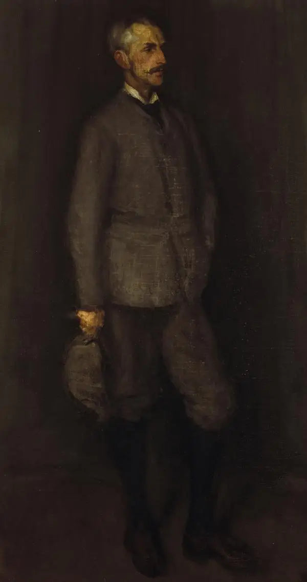 Arrangement i grå og grøn. Portræt af John James Cowan (1846 - 1936) - James Abbott McNeill Whistler