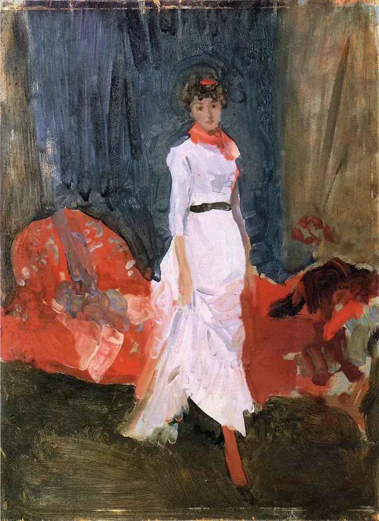 Arrangement i rosa, rød og violet - James Abbott McNeill Whistler