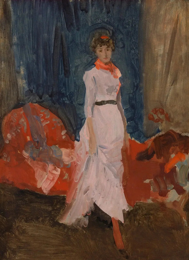 Arrangement i rosa, rød og violet - James Abbott McNeill Whistler