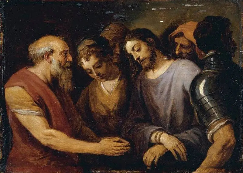 Arrestation du Christ efter Schiavone - David Teniers den Yngre