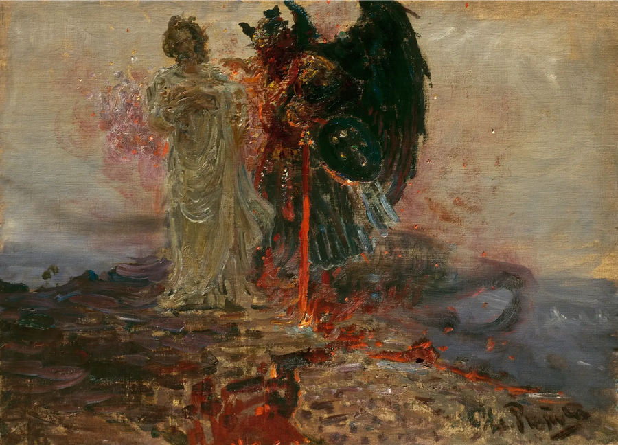 Bag mig, Satan - Ilya Repin