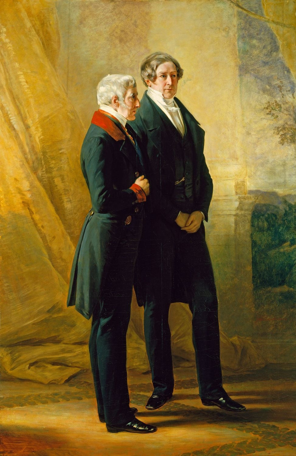 Arthur Wellesley, 1. hertug af Wellington, med Sir Robert Peel - Franz Xaver Winterhalter