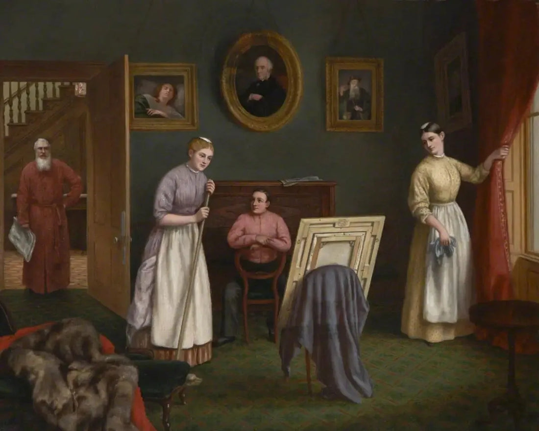 Kunstner i sit værksted - Fitz Henry Lane