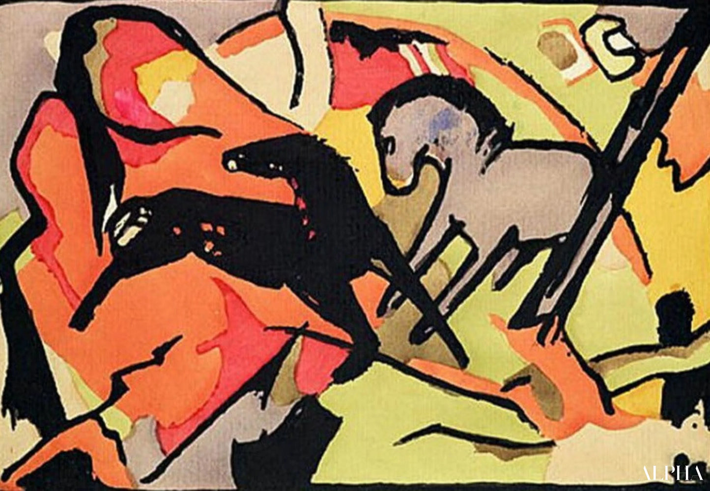 Arts plastiques - Franz Marc - Reproductions de tableaux et peintures haut de gamme