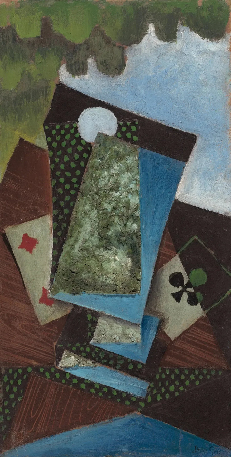 Som de kløver og fire firkant - Juan Gris
