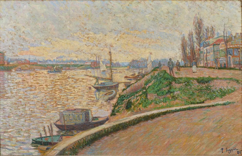 Asnières, Seine bred - Paul Signac