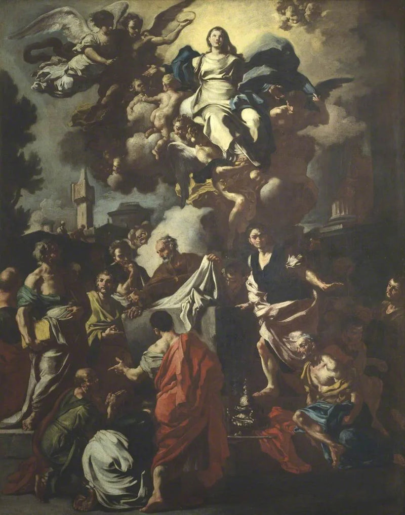 Jomfru Marias Antagelse - Francesco Solimena