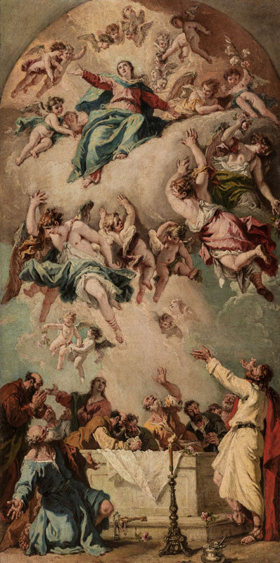 Jomfru Marias Himmelfart - Sebastiano Ricci