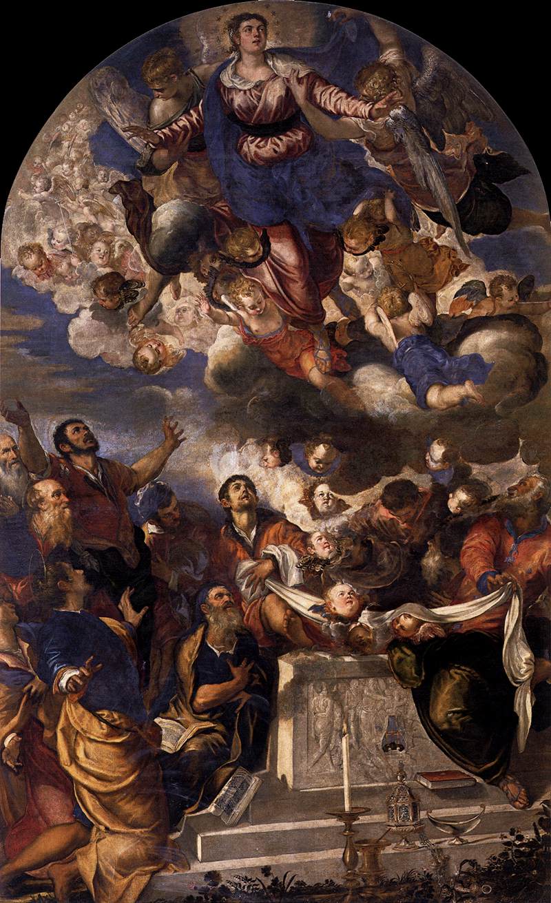 Marie Marias Himmelfart - Jacopo Tintoretto