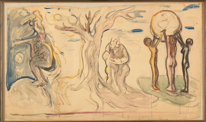 Astronomi, Historie og Geografi - Edvard Munch