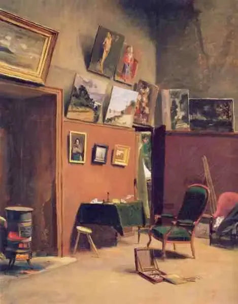 Atelier på Furstenberg Gade - Frédéric Bazille