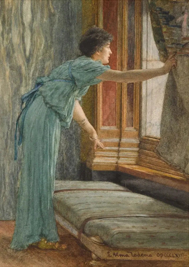 Ventetid (Utålmodig) - Lawrence Alma-Tadema
