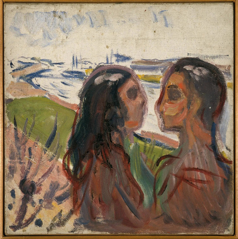 Tiltrækning i landskabet - Edvard Munch