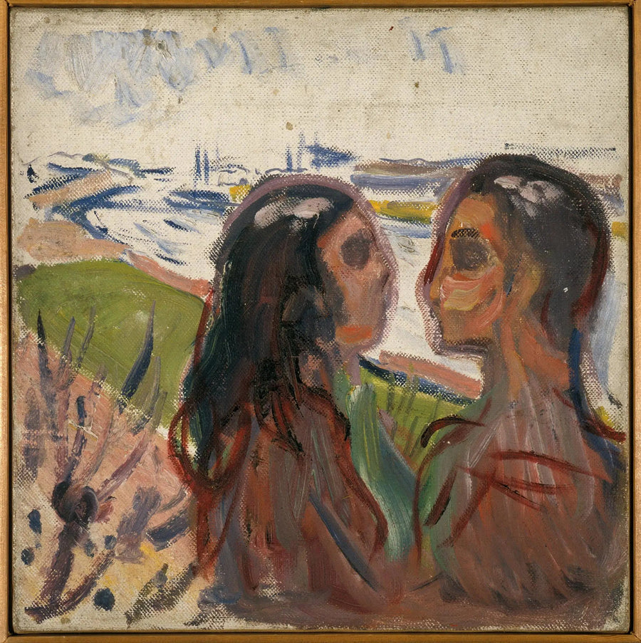 Tiltrækning i landskabet - Edvard Munch