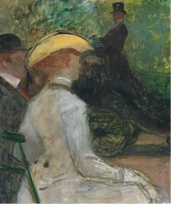 I Boulogne-skoven - Henri de Toulouse-Lautrec