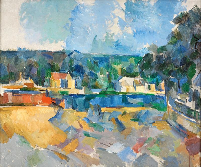 Ved bredden af en flod - Paul Cézanne