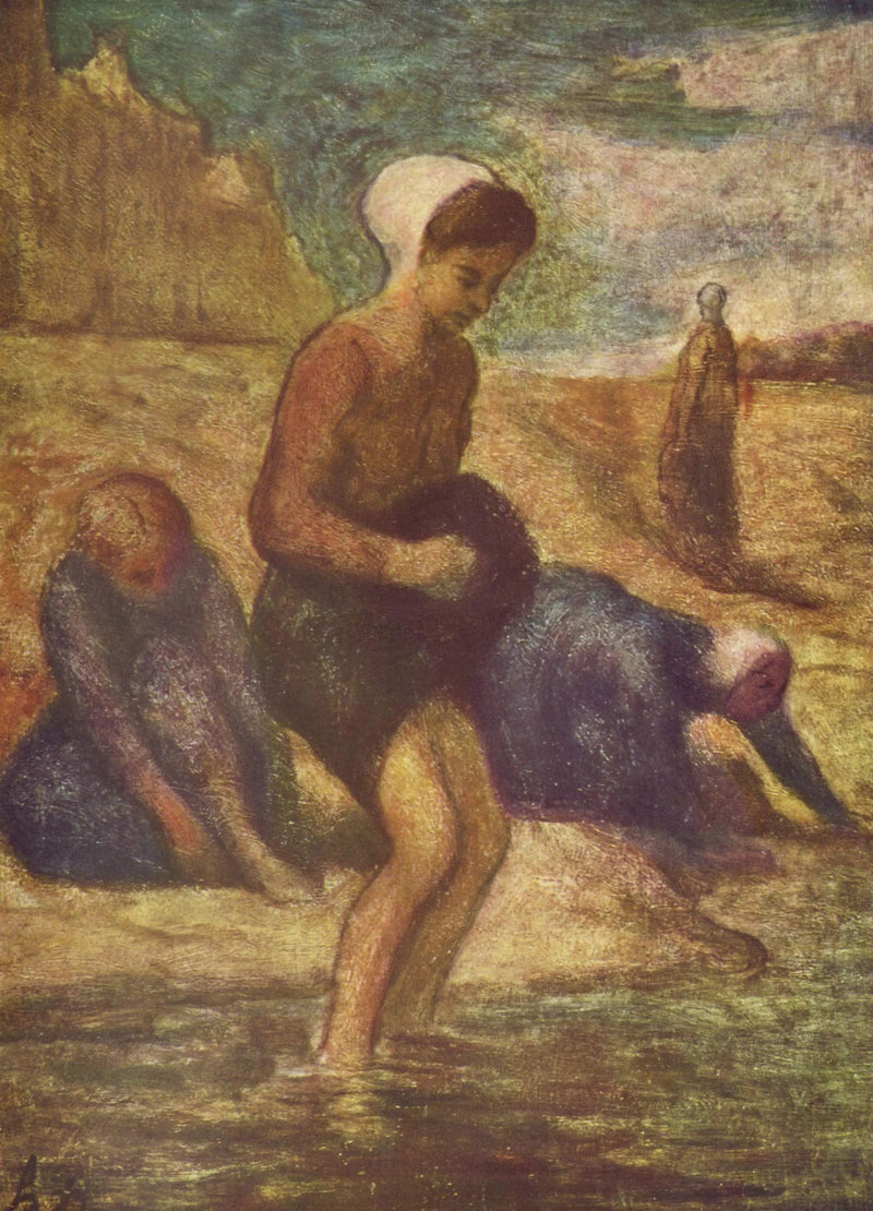 Ved vandkanten - Honoré Daumier