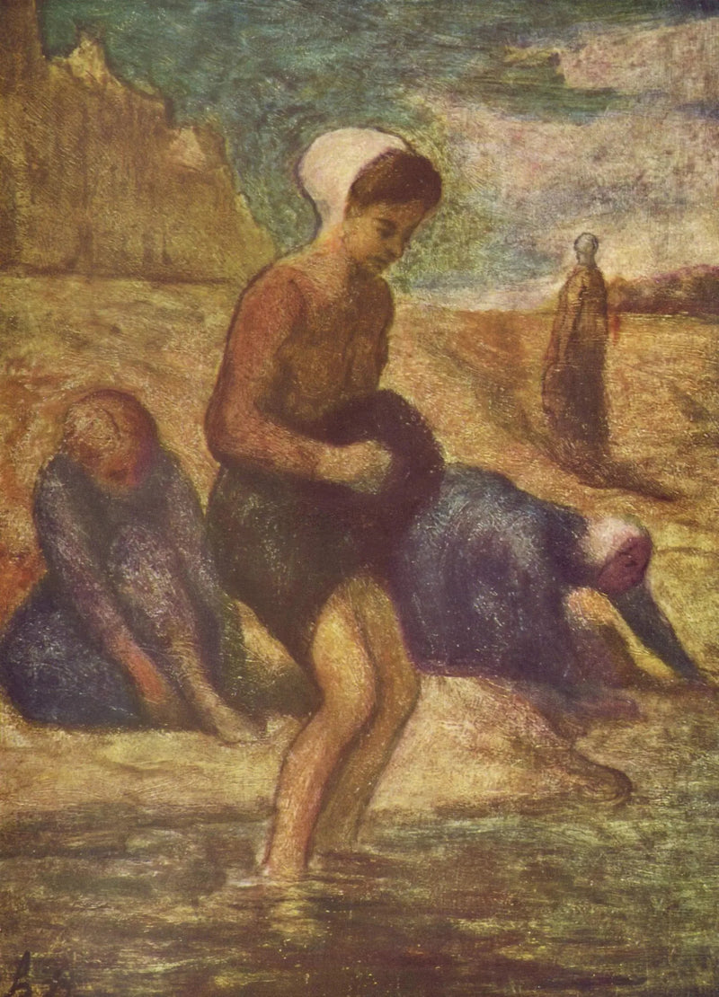 Ved vandkanten - Honoré Daumier