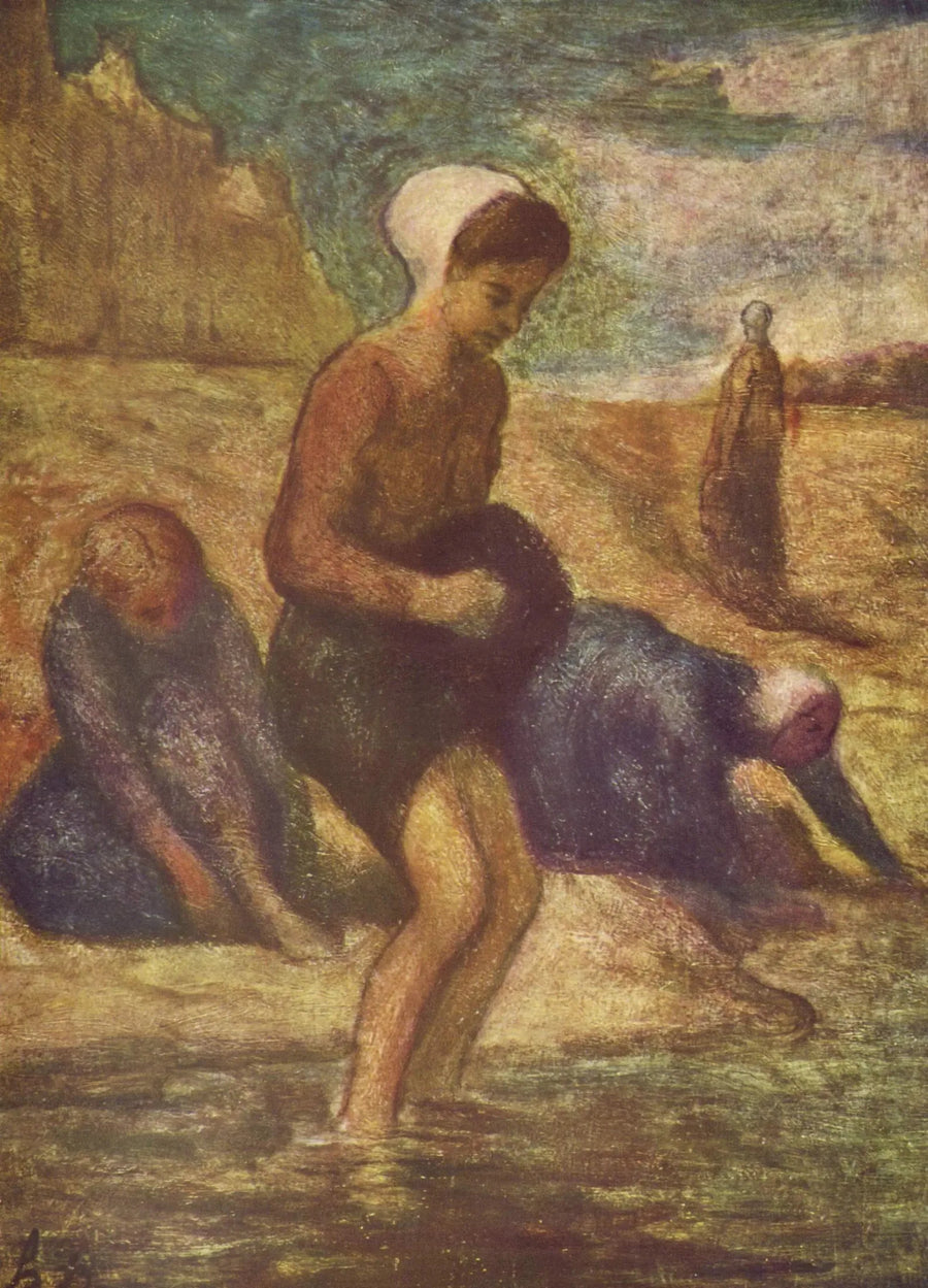 Ved vandkanten - Honoré Daumier