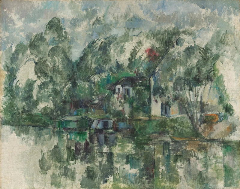 Ved vandkanten - Paul Cézanne