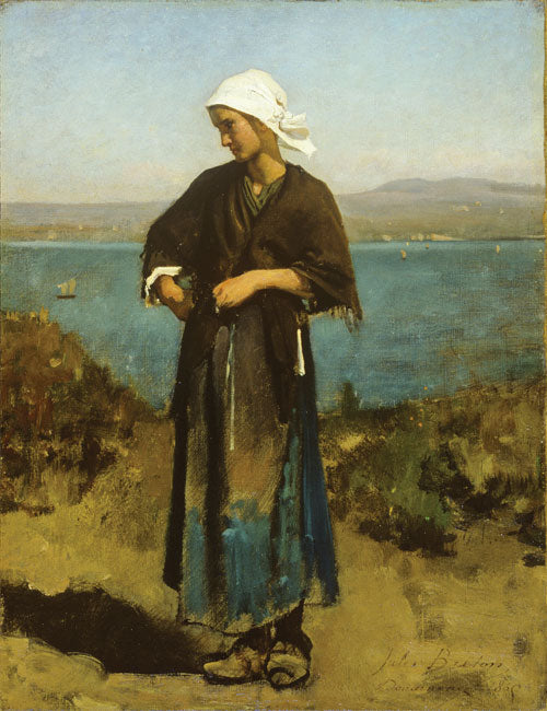 Ved havkanten - Jules Breton