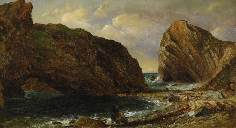 Ved havkanten, Lulworth - Jasper Francis Cropsey
