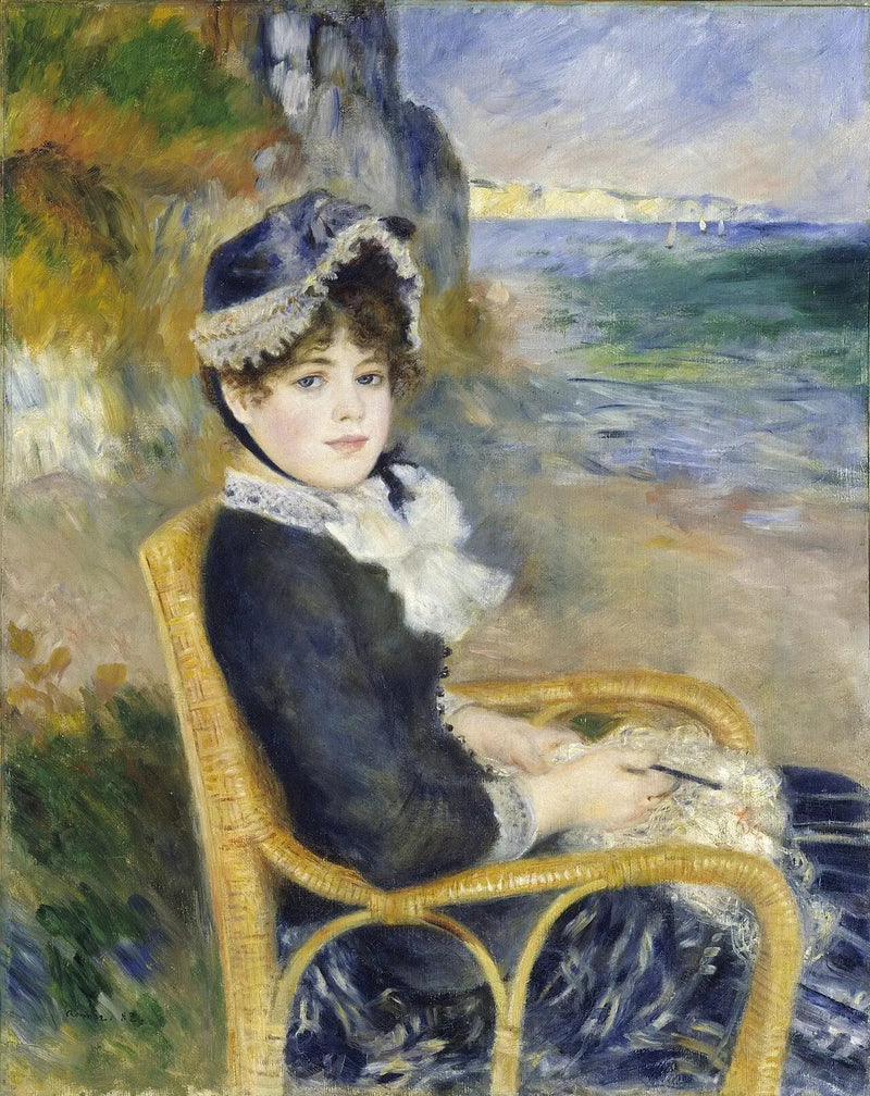 Ved havets bred - Pierre-Auguste Renoir