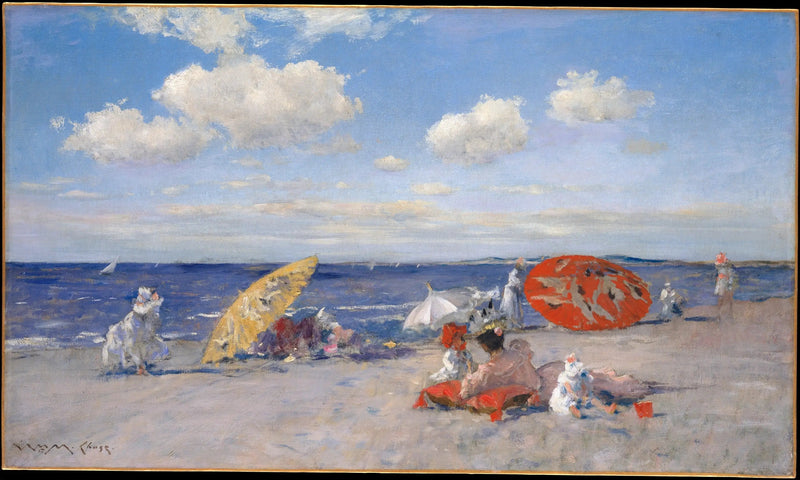 Ved havkanten - William Merritt Chase