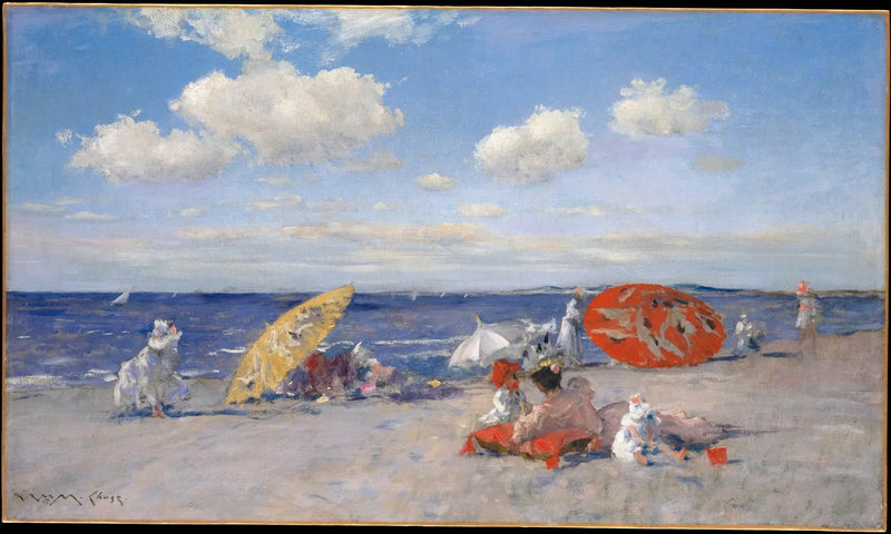 Ved havkanten - William Merritt Chase