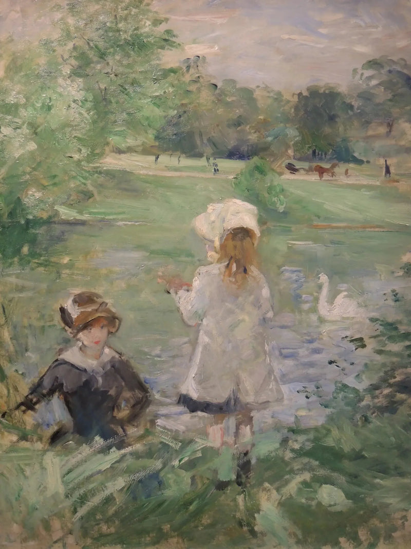 Ved søbredden - Berthe Morisot