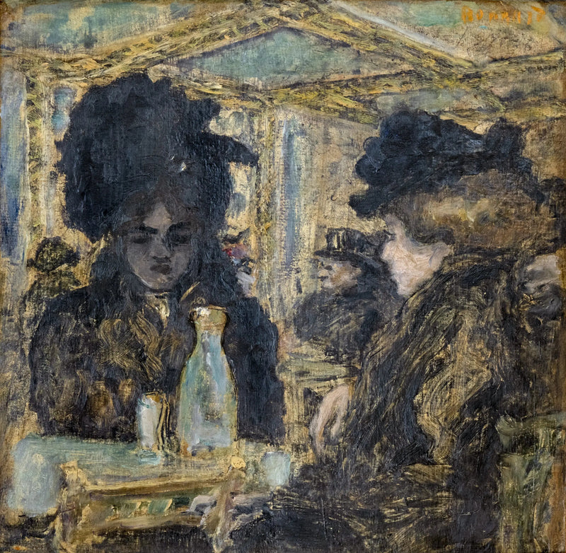 På caféen - Pierre Bonnard