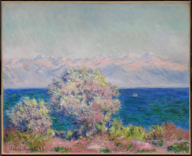 Ved Cap d'Antibes i mistralvind - Claude Monet