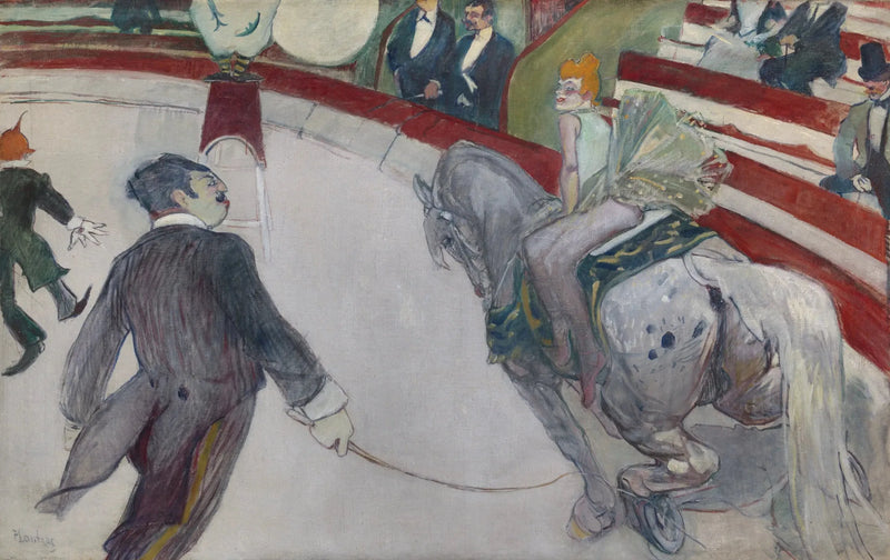 I cirkus Fernando, rytterinden - Henri de Toulouse-Lautrec