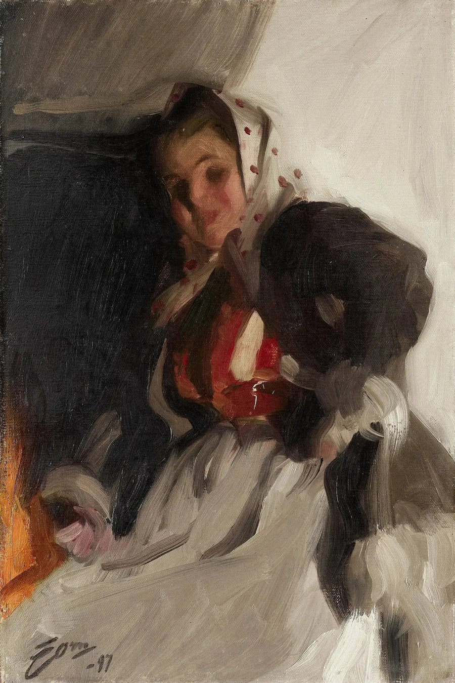 I hjørnet af ilden - Anders Zorn