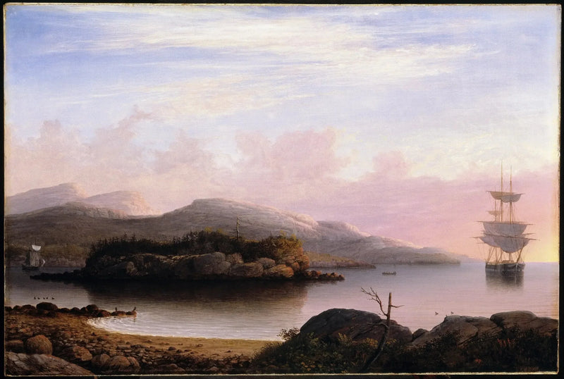 Ud for øen Monts Déserts - Fitz Henry Lane