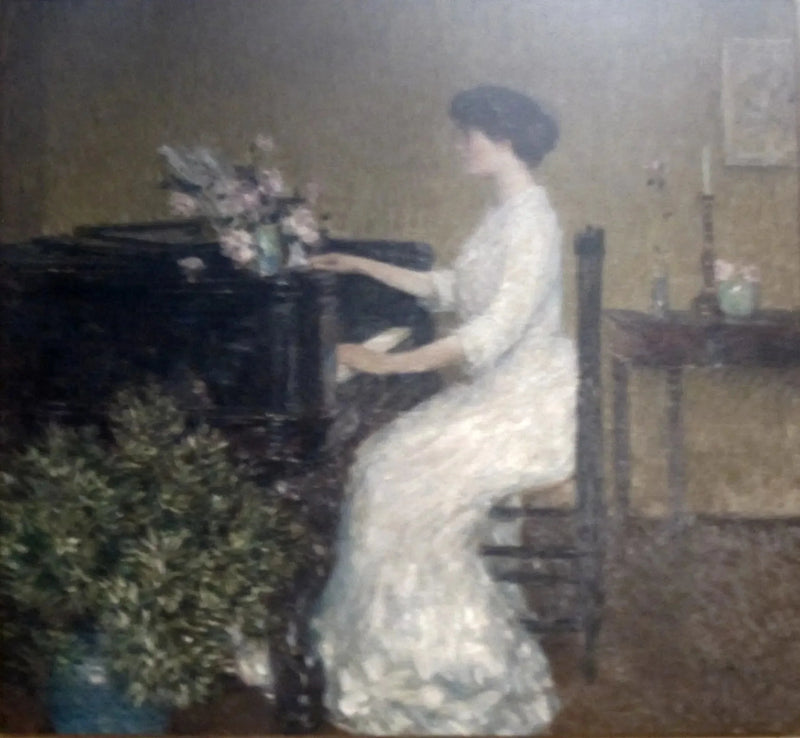 Ved klaveret - Childe Hassam