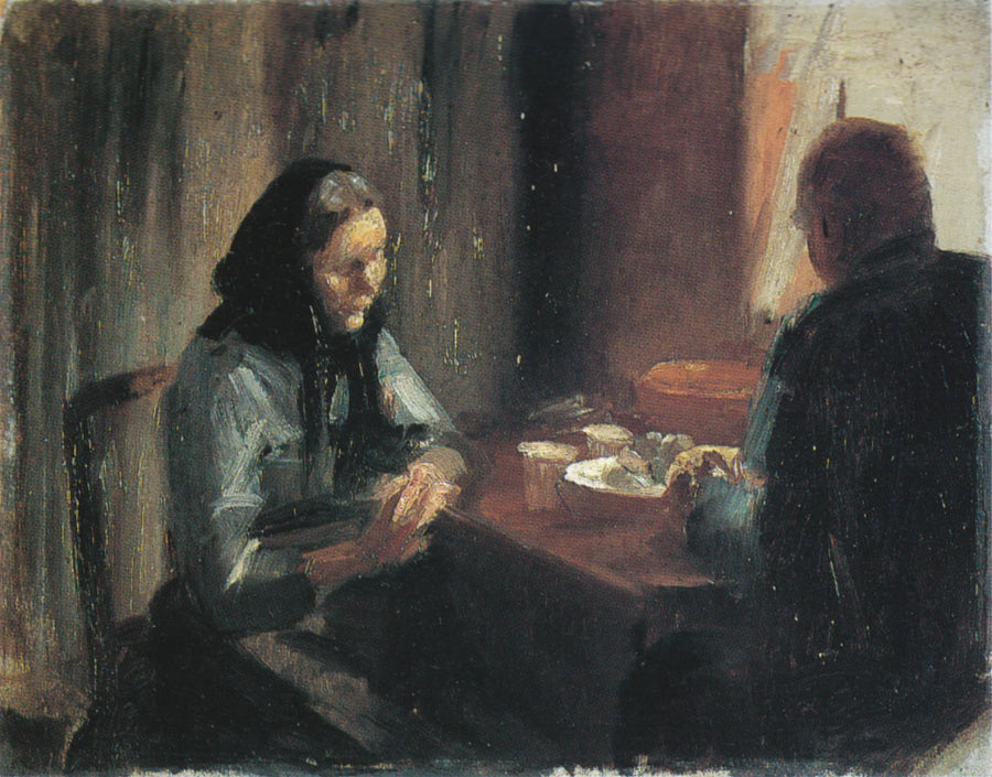 Ved måltidet - Anna Ancher