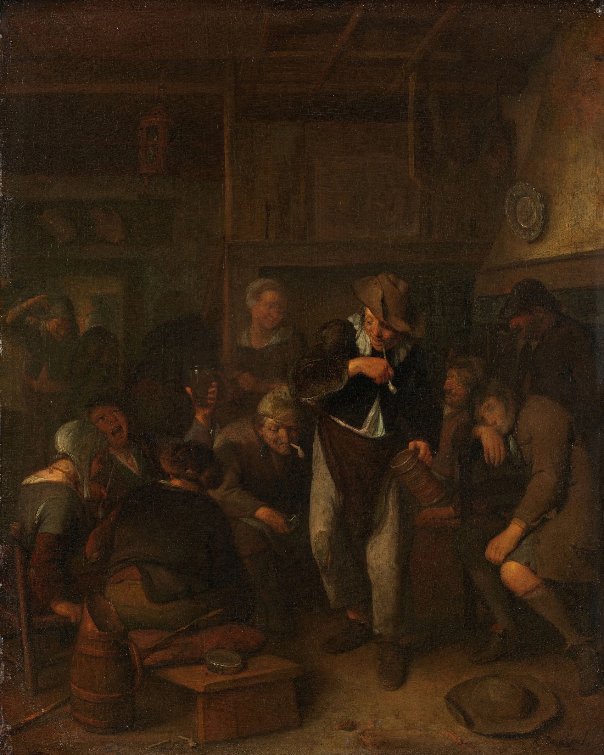 Auberge du fermier. - Richard Brakenburgh