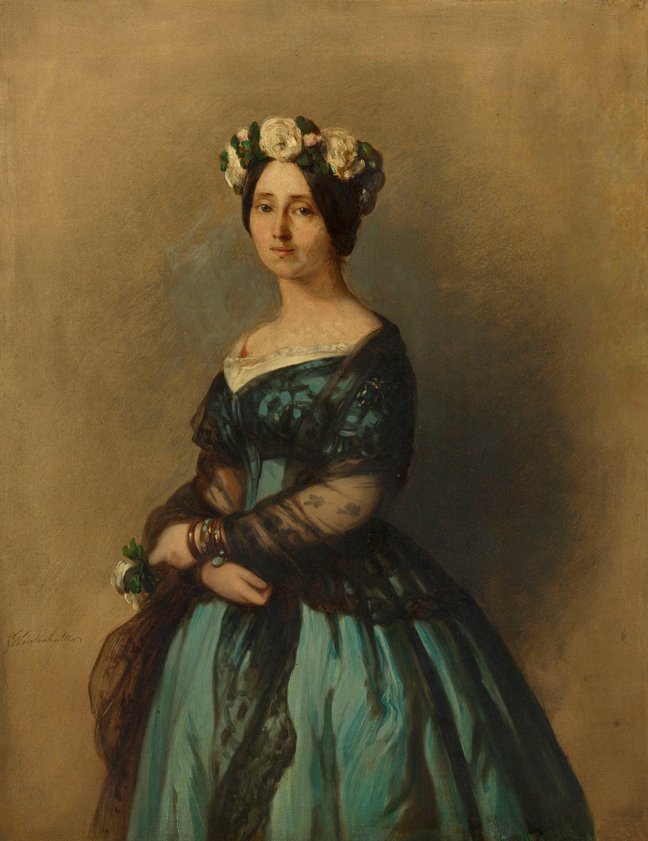 Augusta af Sachsen-Weimar, prinsesse af Preussen, senere dronning af Preussen og tysk kejserinde (1811-1890) - Franz Xaver Winterhalter