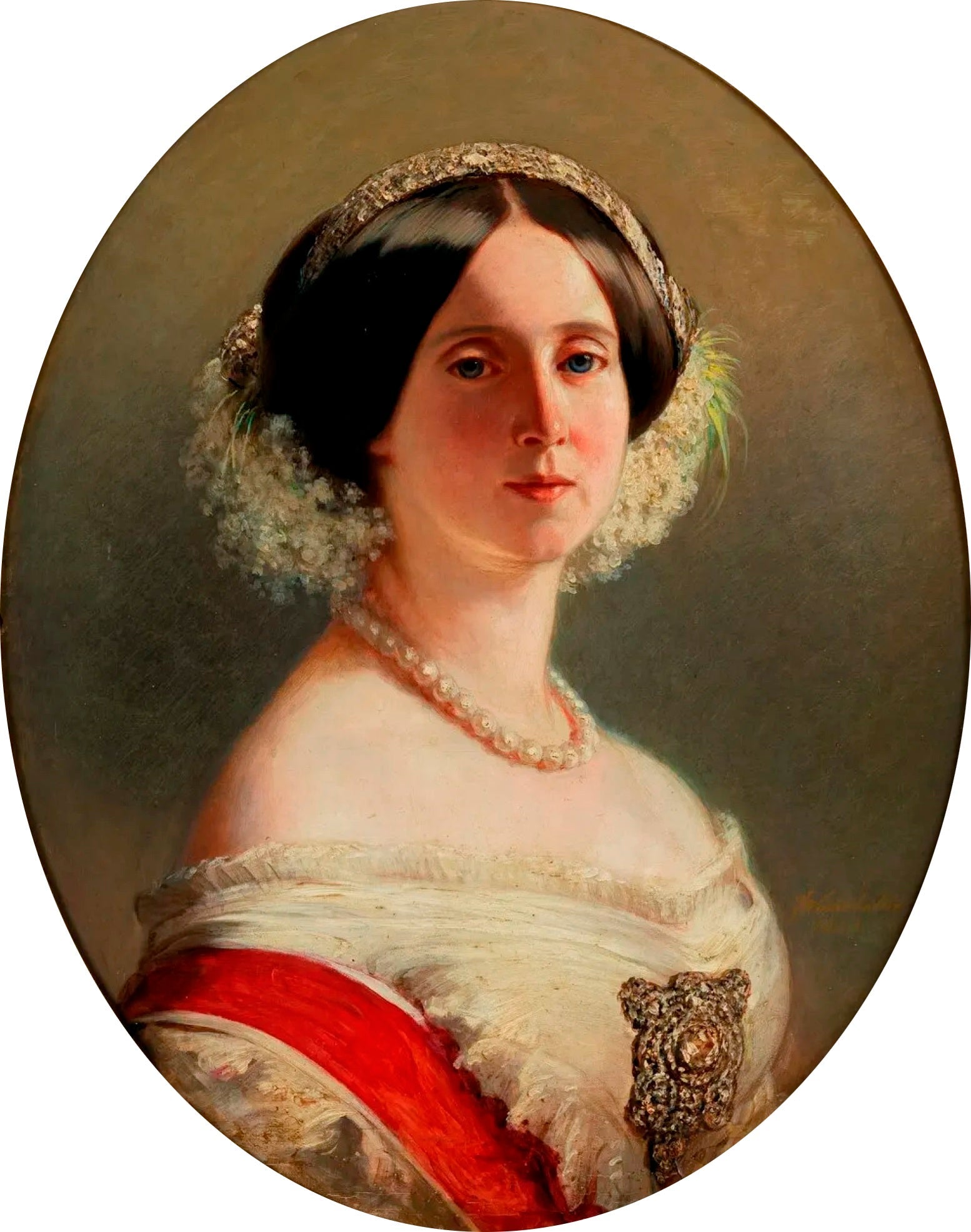 Augusta af Sachsen-Weimar, kongelig prinsesse af Preussen og tysk kejserinde (1811-1890) - Franz Xaver Winterhalter