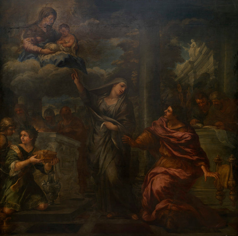 Auguste og Sibyllen fra Tibur - Pietro da Cortona