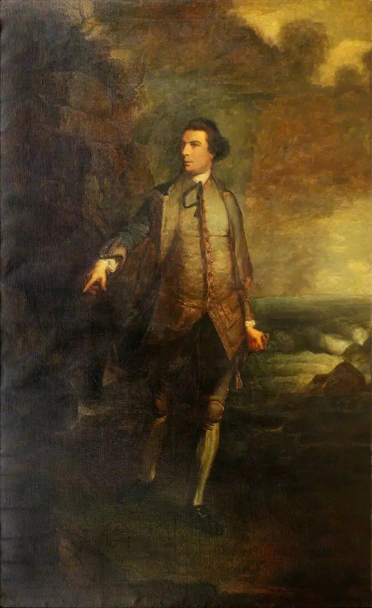 Augustus Keppel, 1. vicomte Keppel (1725–1786), flådeadmiral af den Blå Flåde - Joshua Reynolds