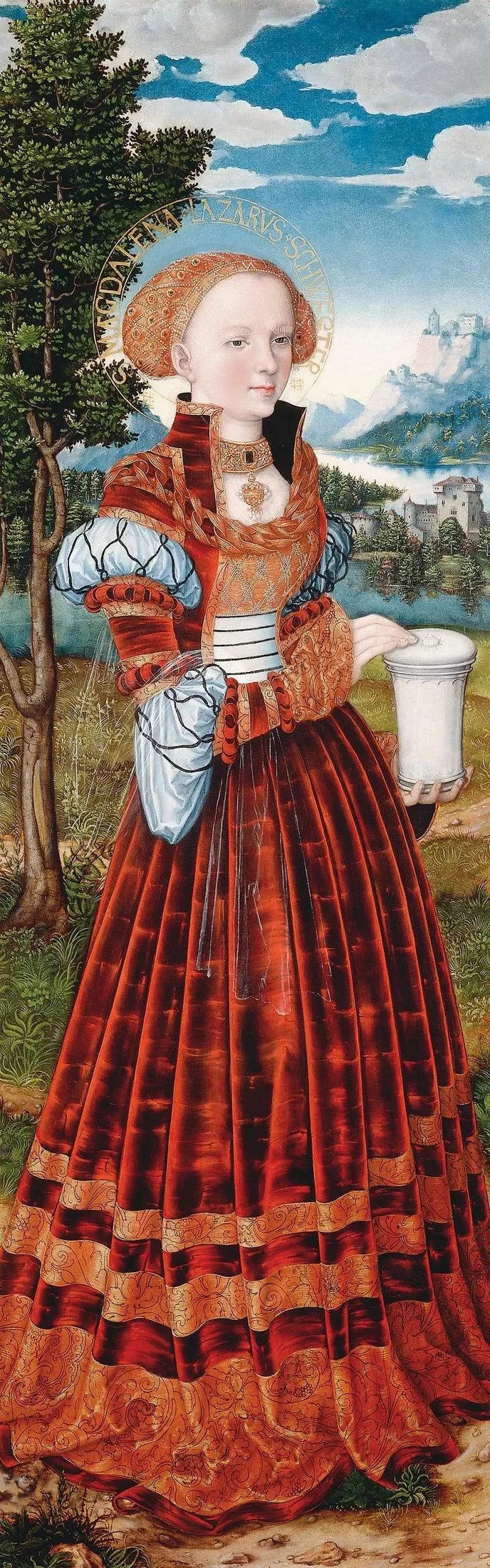 Madeleine-æske: Marie-Magdalena - Lucas Cranach den Ældre