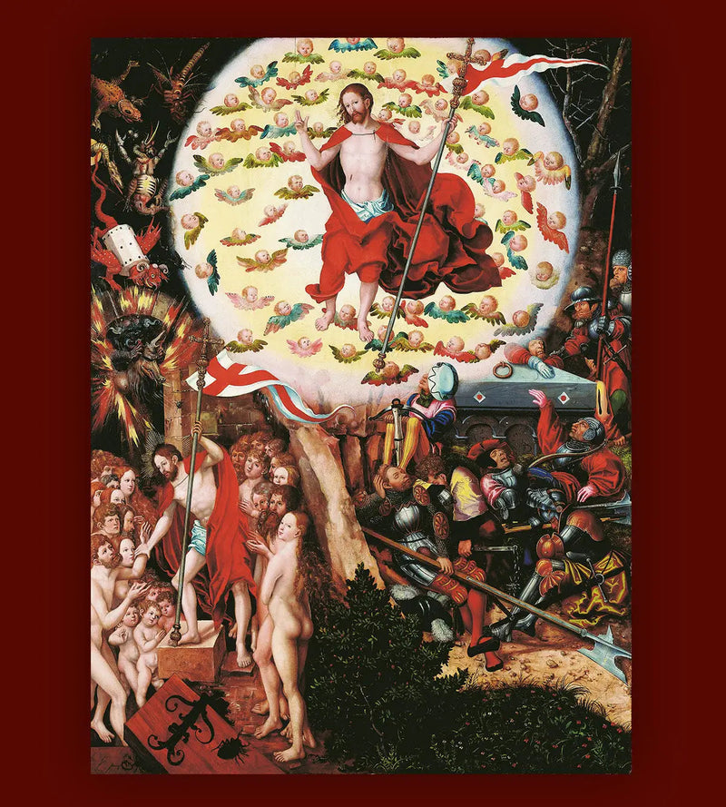 Autel de la Madeleine : La Résurrection [centraltavle] - Lucas Cranach den Ældre
