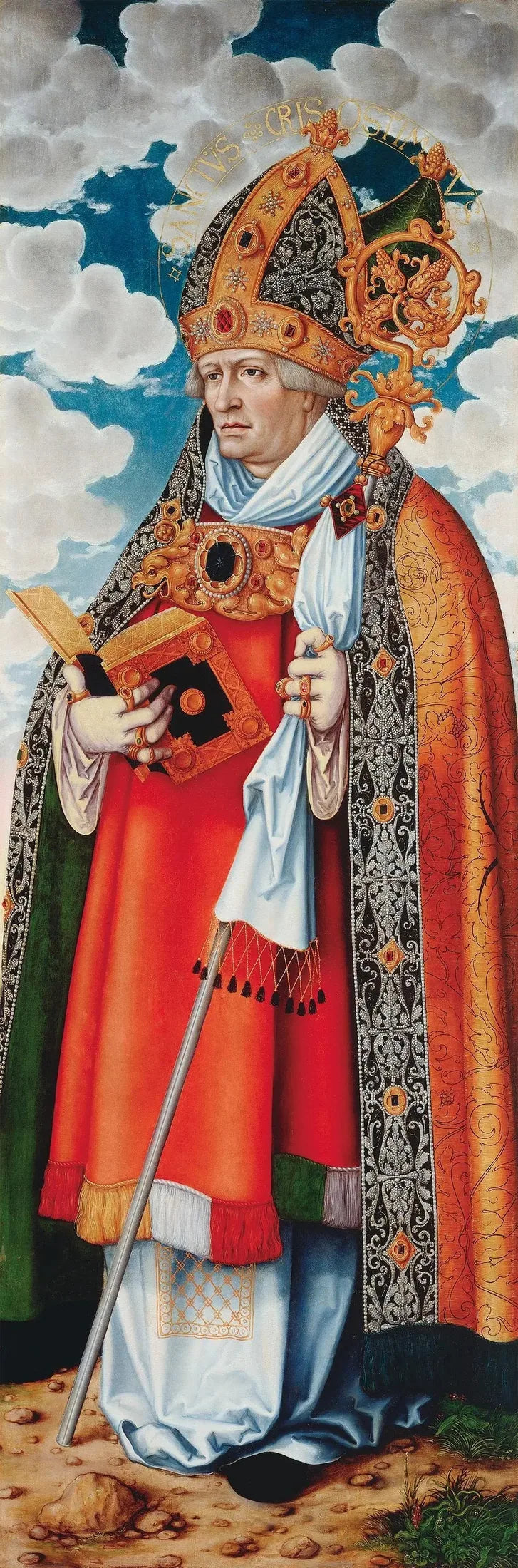 Autel de la Madeleine : Saint Chrysostom - Lucas Cranach den Ældre