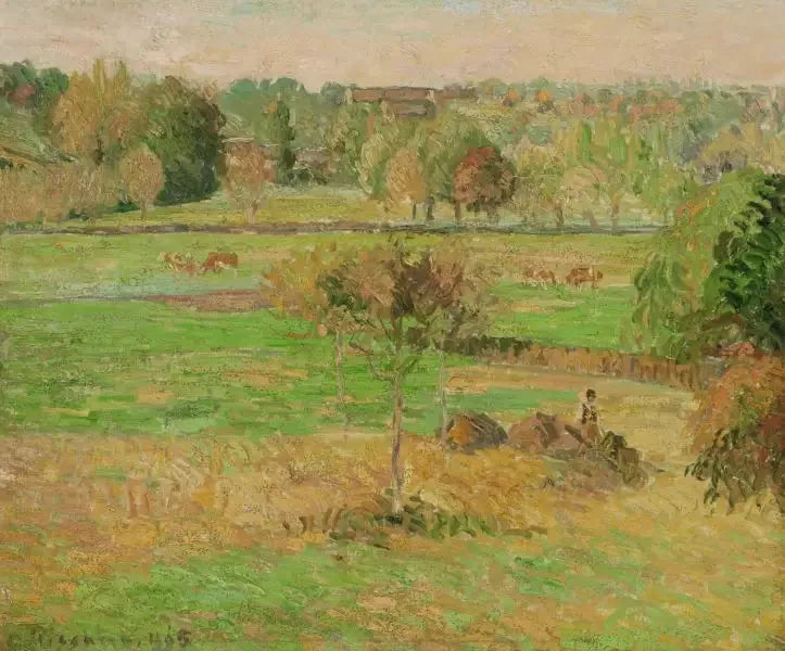 Efterår i Eragny - Camille Pissarro