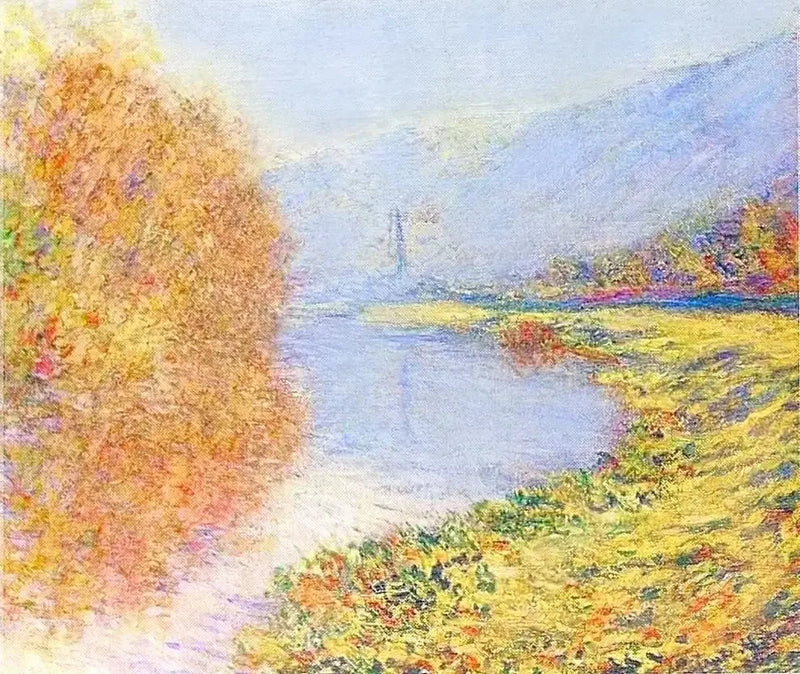 Efterår i Jeufosse - Claude Monet