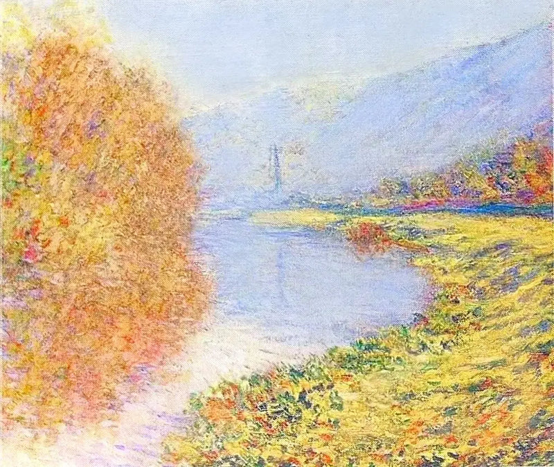 Efterår i Jeufosse - Claude Monet