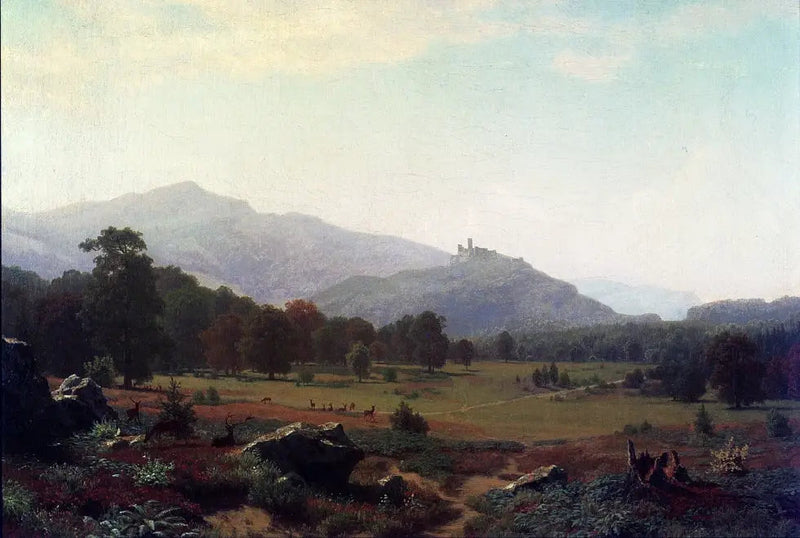 Efterår i Conways enge mod Mount Washington, New Hampshire - Albert Bierstadt